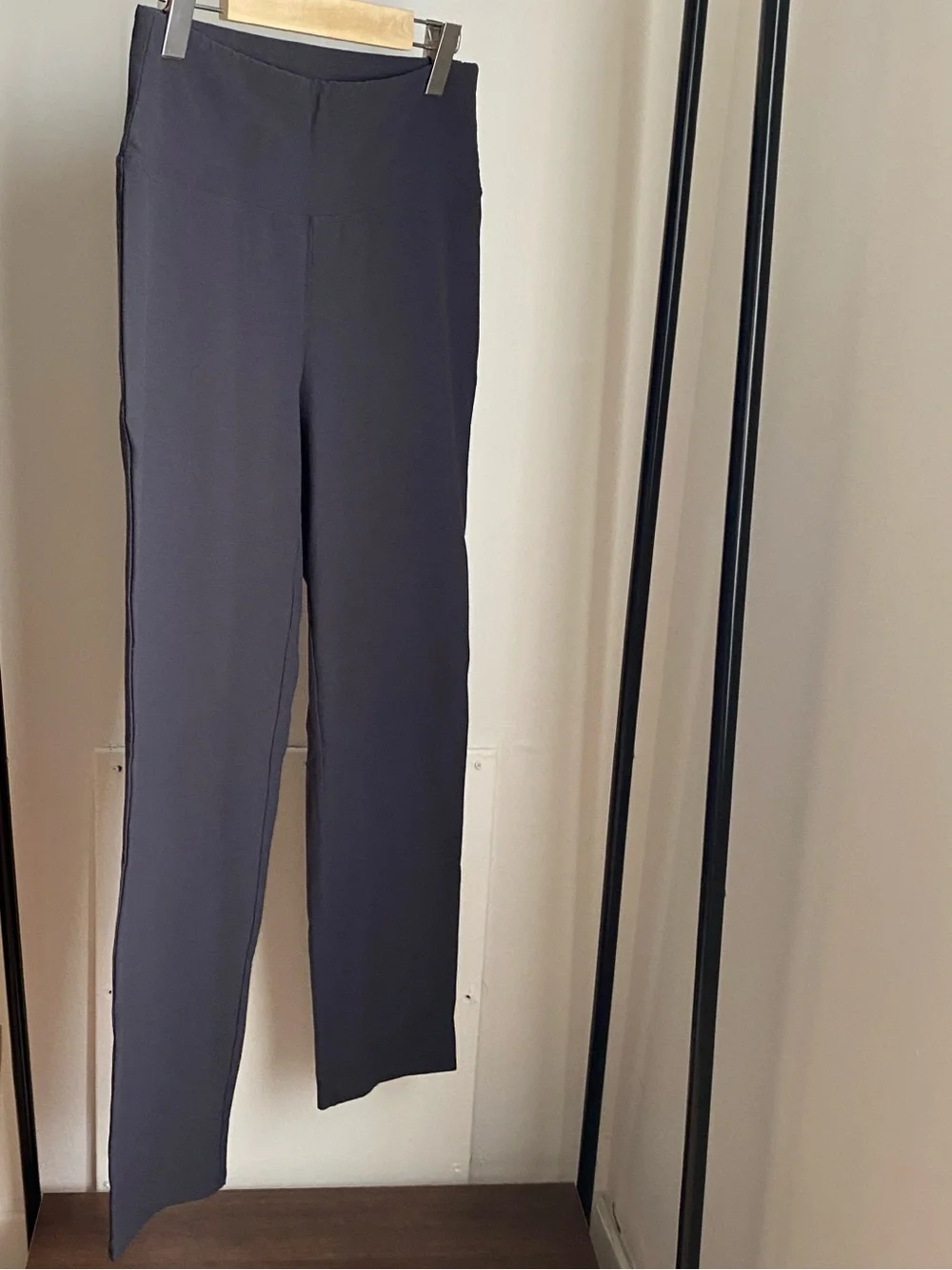 Eileen Fisher Pull-On Straight Leg Pants Dark Gray XS - Picture 8 of 9